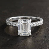 Emerald Gold/Silver Women's Ring