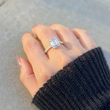 Emerald Gold/Silver Women's Ring