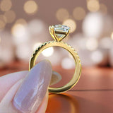 Emerald Gold/Silver Women's Ring