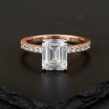 Emerald Gold/Silver Women's Ring