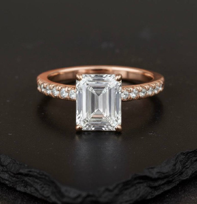 Emerald Gold/Silver Women's Ring