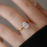 Emerald Gold/Silver Women's Ring