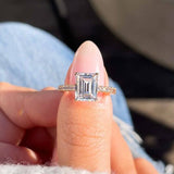 Emerald Gold/Silver Women's Ring