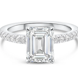 Emerald Gold/Silver Women's Ring