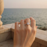 Emerald Gold/Silver Women's Ring